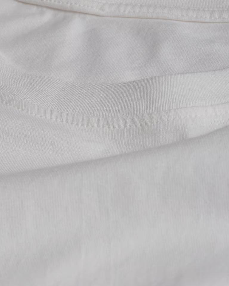 Tee-shirt blanc 100 % coton biologique