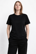 Tee shirt noir 100 % coton biologique