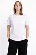 Tee-shirt blanc 100 % coton biologique